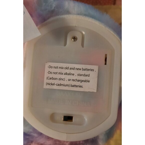 Hugfun Light-Up Unicorn Plush Toy With Rainbow For Ages 3 & Up - Press On/Off - Picture 6 of 8